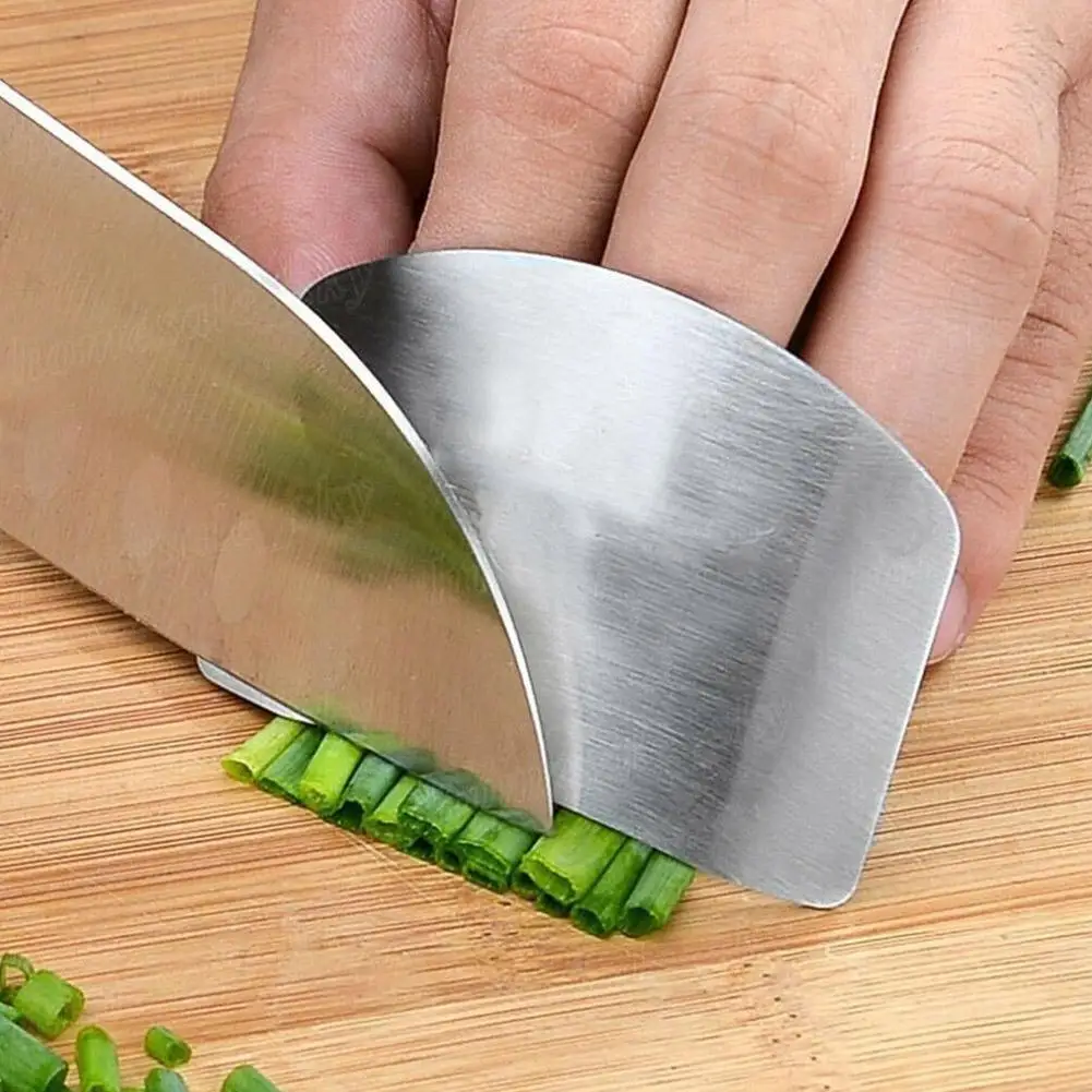 

Protect Fingers Guards High Grade Steel Hands Protector Vegetable Cutting Knives Cut Finger Protection Kitchen Gadgets