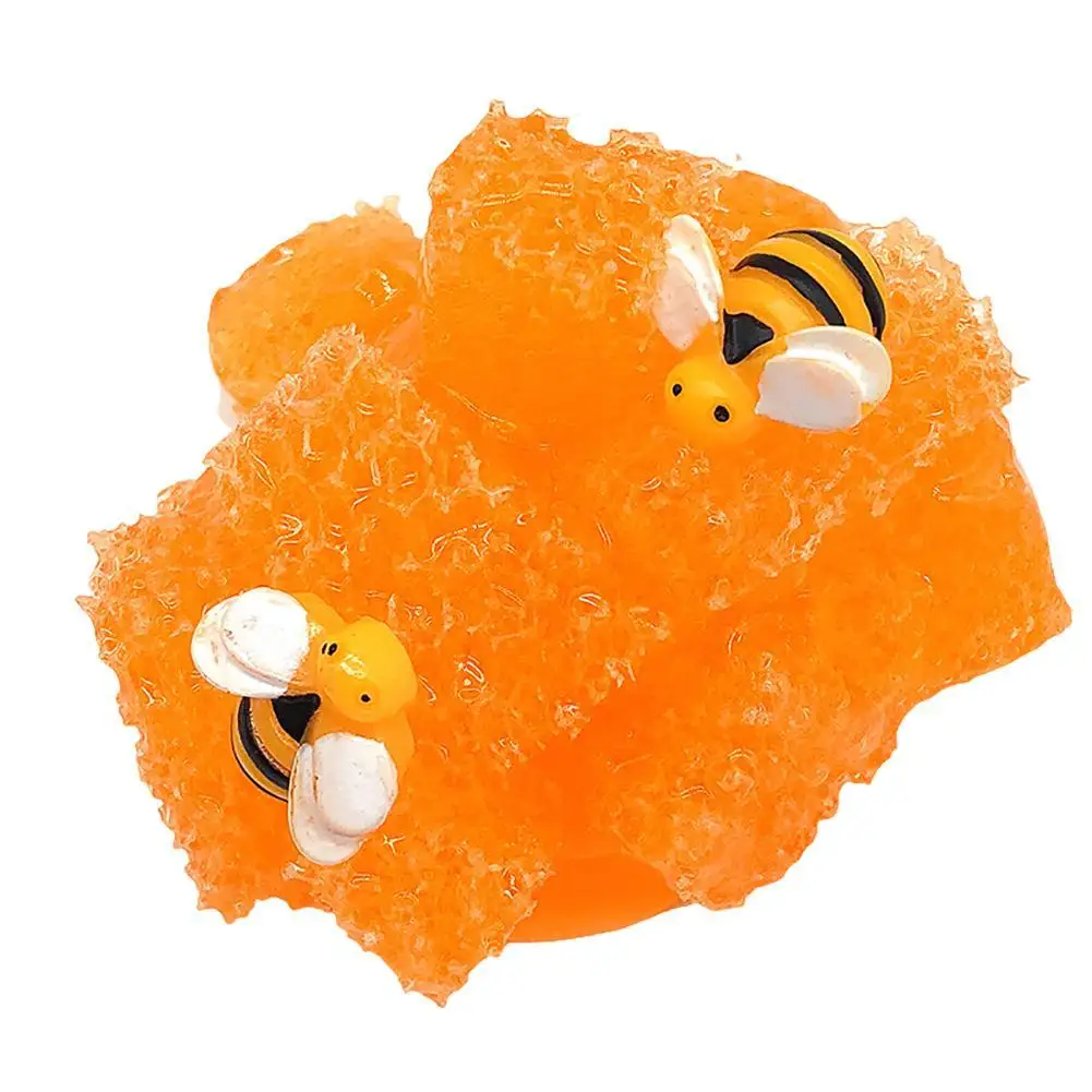 

60ml Bee Kids Adult Slime Toy Stress Reliever Plasticine Scented Fluffy Mud Clay