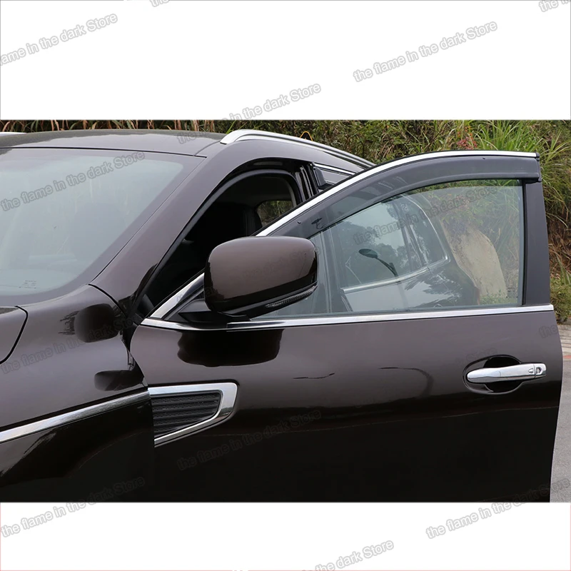 Lsrtw2017 акриловый окна автомобиля дождь щит для renault koleos 2010 2011 2012 2013 2014 2015 2016 2017 2018 2019
