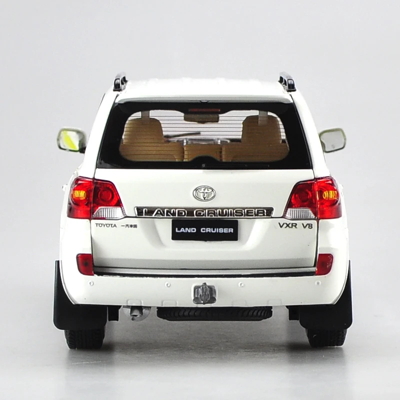 1:18 тщательная TOYOTA 2012 LAND CRUISER LC200 модель автомобиля из сплава статическая