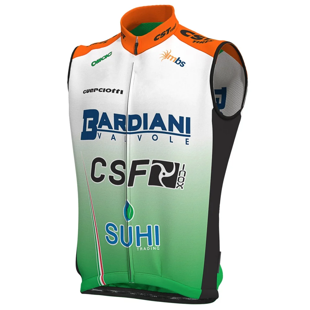 pro team BARDIANI CSF жилет для велоспорта 3 кармана дышащий летний без рукавов MTB Ropa Ciclismo windstopper maillot gilet