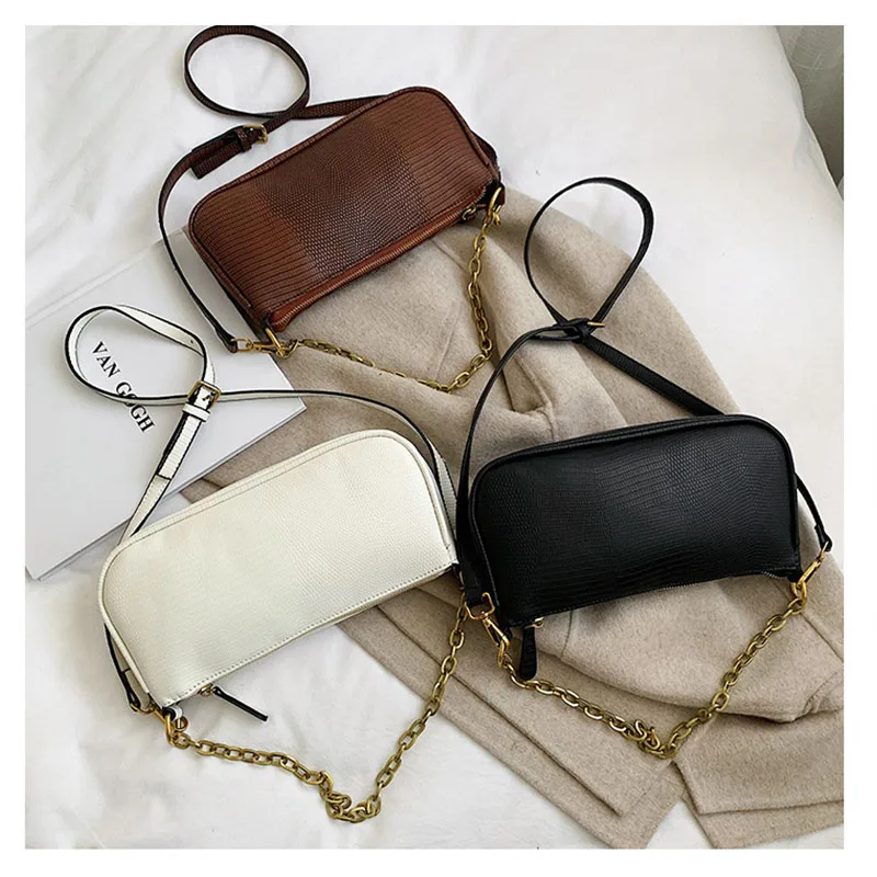 Квадратная сумка Ansloth с узором в виде ящерицы для женщин роскошная дизайнерская