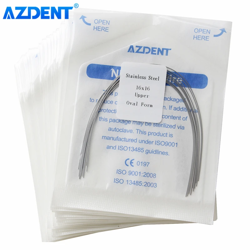 Стоматологическая Ортодонтическая Арка AZDENT из нержавеющей стали прямоугольная