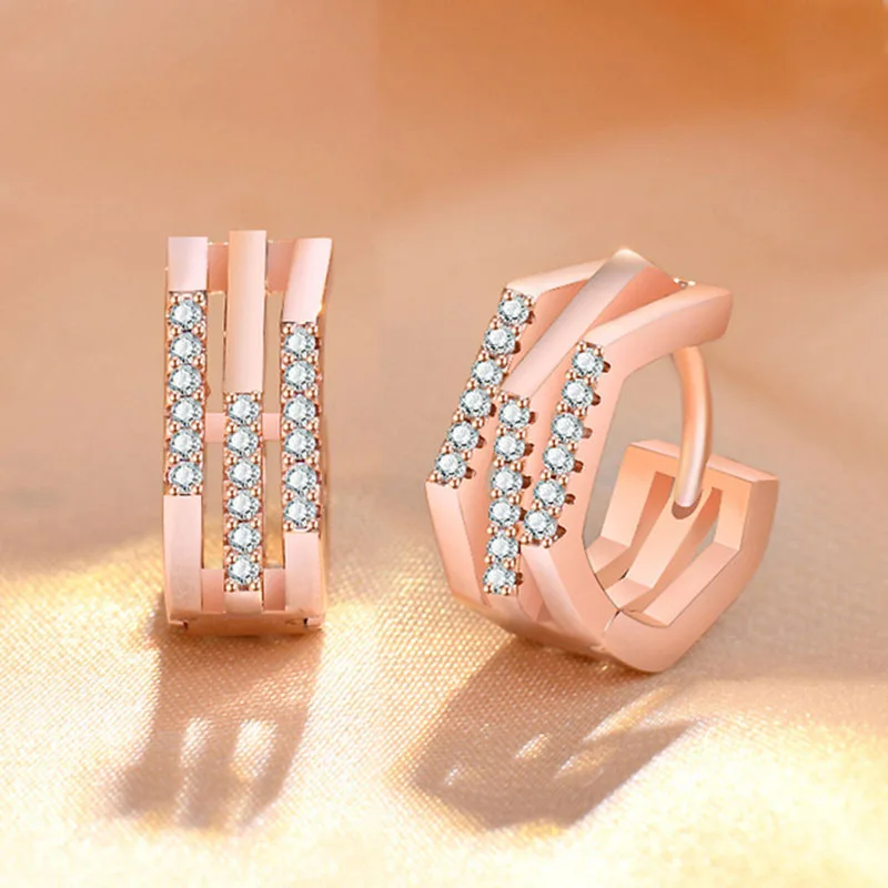 

Женские серьги из серебра 925 пробы, с фианитами