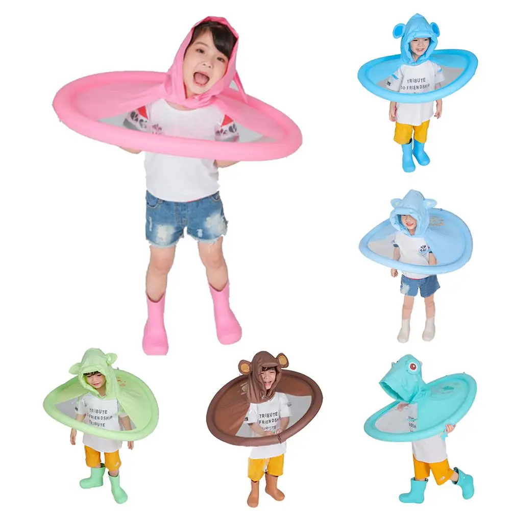 Пончик НЛО мультфильм животное дождь шляпа Головной убор водонепроницаемый