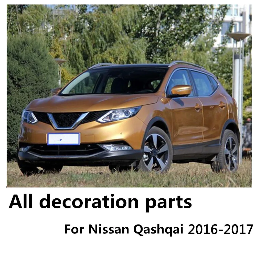 

Car Door Cover Stick ABS Chrome Audio Speak Sound Cover Ring Circle Lamp Trim Moulding 4pcs For Nissan Qashqai 2016 2017 2018