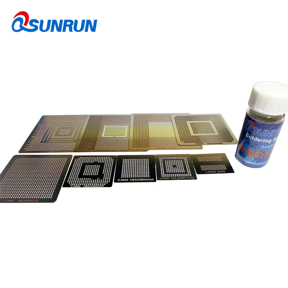 Трафареты BGA для PS3 Xbox набор трафаретов игры стальная сетка с 1 бутылкой 25 к