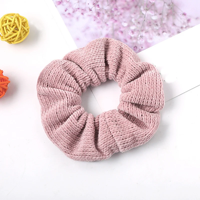 Осенне зимние вельветовые тканевые резинки для волос эластичные женщин и