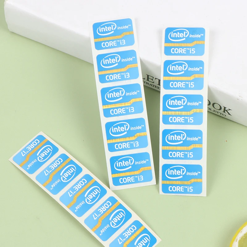 Ультрабук с этикеткой производительности наклейка логотип ноутбука Intel Core