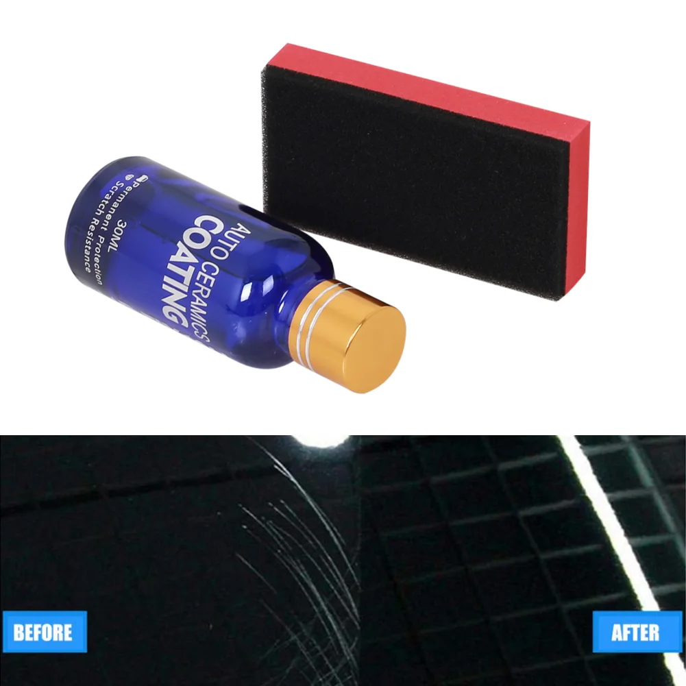

30ml 10H Auto Ceramic Glass Coat Super Hydrophobic Car Liquid Coat Paint Durable Anti-Corrosion Coating for Car Protect Tools