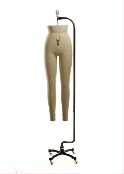 Stereoscopic cutting White pvc cotton female mannequin body props pants Universal wheel base can pin1pc C799 | Дом и сад