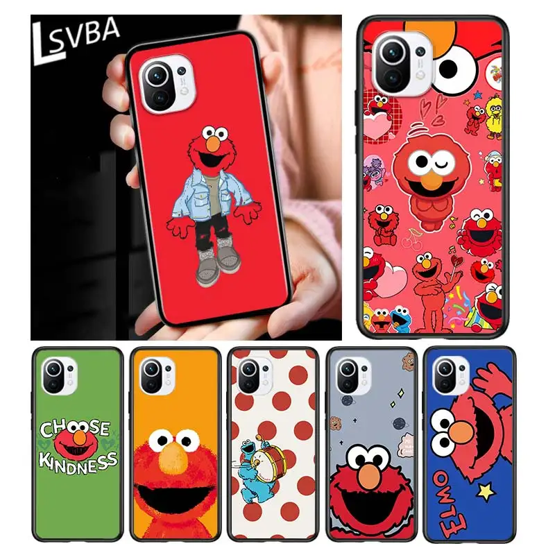 

Cute Cookie Sesame for Xiaomi Mi 11 10T Note 10 Ultra 5G 9 9T SE 8 A3 A2 A1 6X Pro Play F1 Lite 5G Black Phone Case
