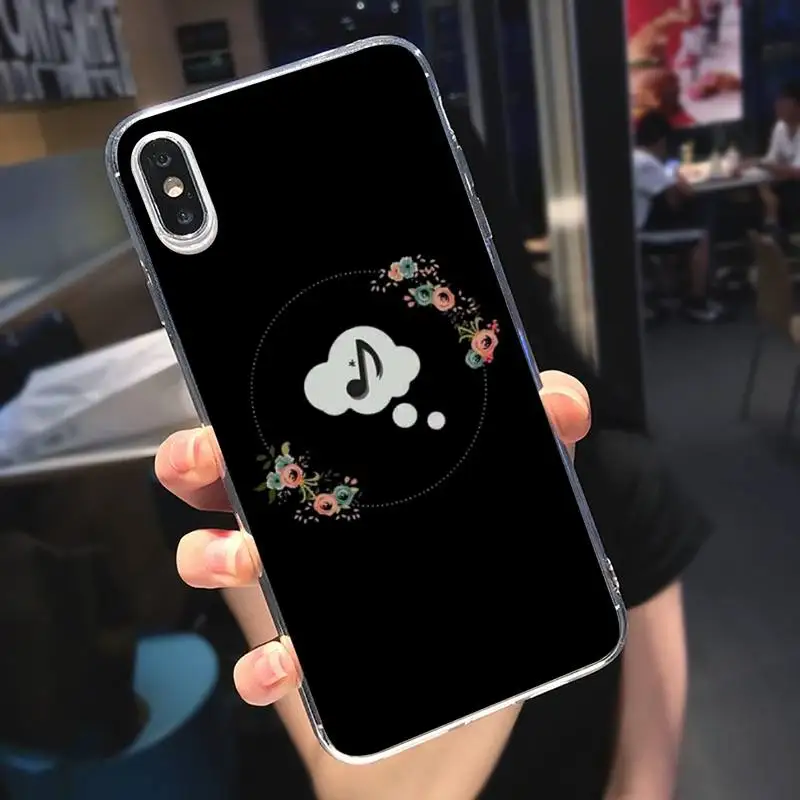 

Travel flower Letters aesthetics Phone Case Transparent for iPhone 6 7 8 11 12 s mini pro X XS XR MAX Plus