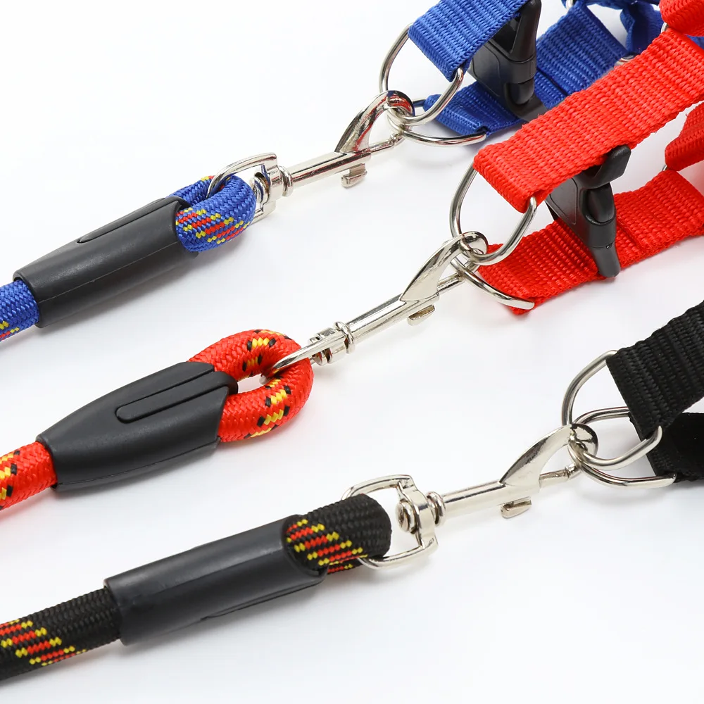 Регулируемый собака портупея цепь комплект с изображением большой кошки собаки