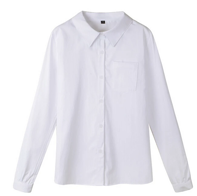 Японская школьная форма стильная французская Блузка для девочек с острым