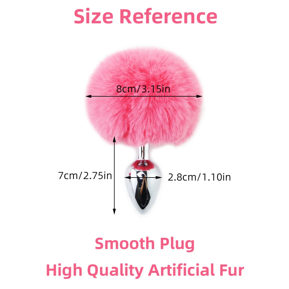 [Набор анальных пробки кролика для секса] медицинская Анальная пробка из