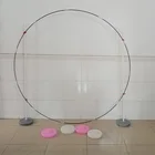 Свадебный фон цветок кольцо структура DIY украшения Свадебный Круг рамка настроить размер диаметром от 1,4 м до 2,2 м на выбор