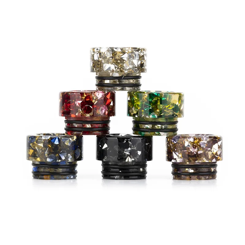 

Coilart Mage RTA 2019/SnowWolf Wolf Tank/Famovape Vector Tank drip tip Colorful Wide Bore 810 Drip Tip Mouthpiece Drip Tip