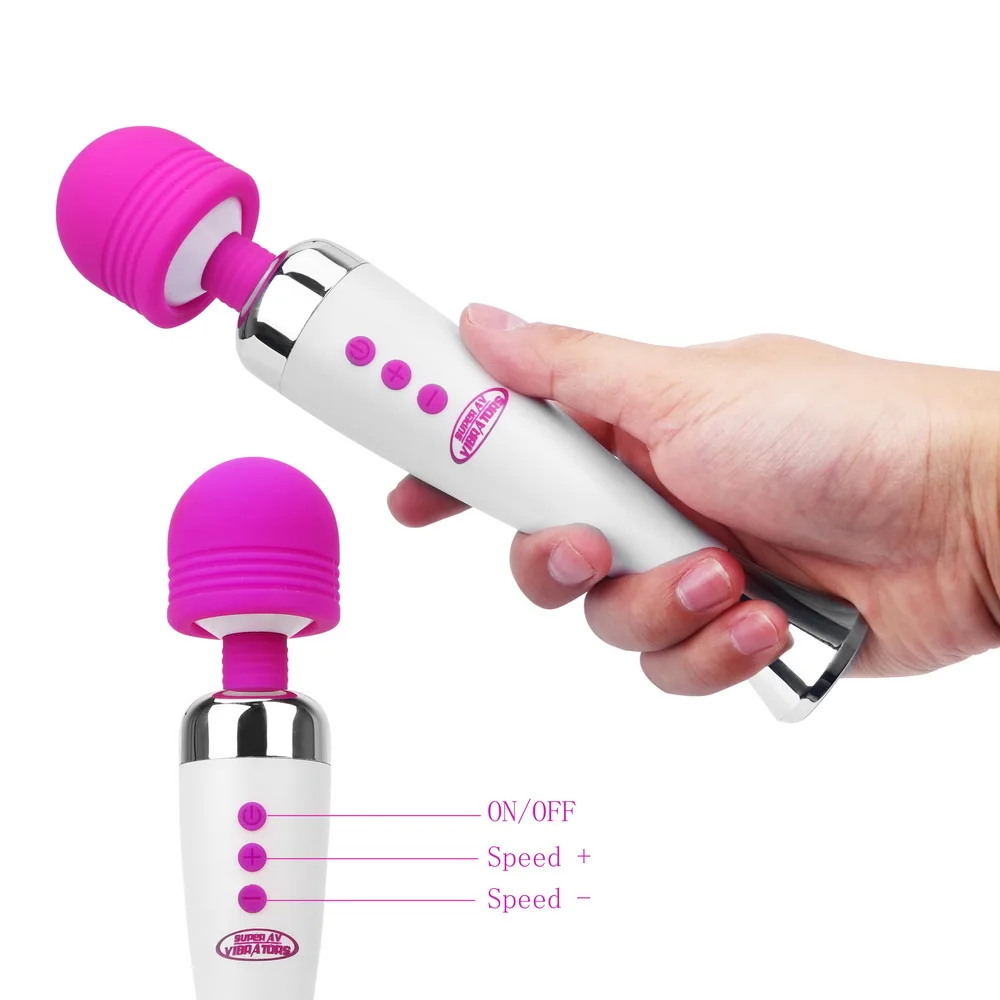 Соло интимные игрушки для женщин G spot стимуляции клитора AV массажер вибратор 12