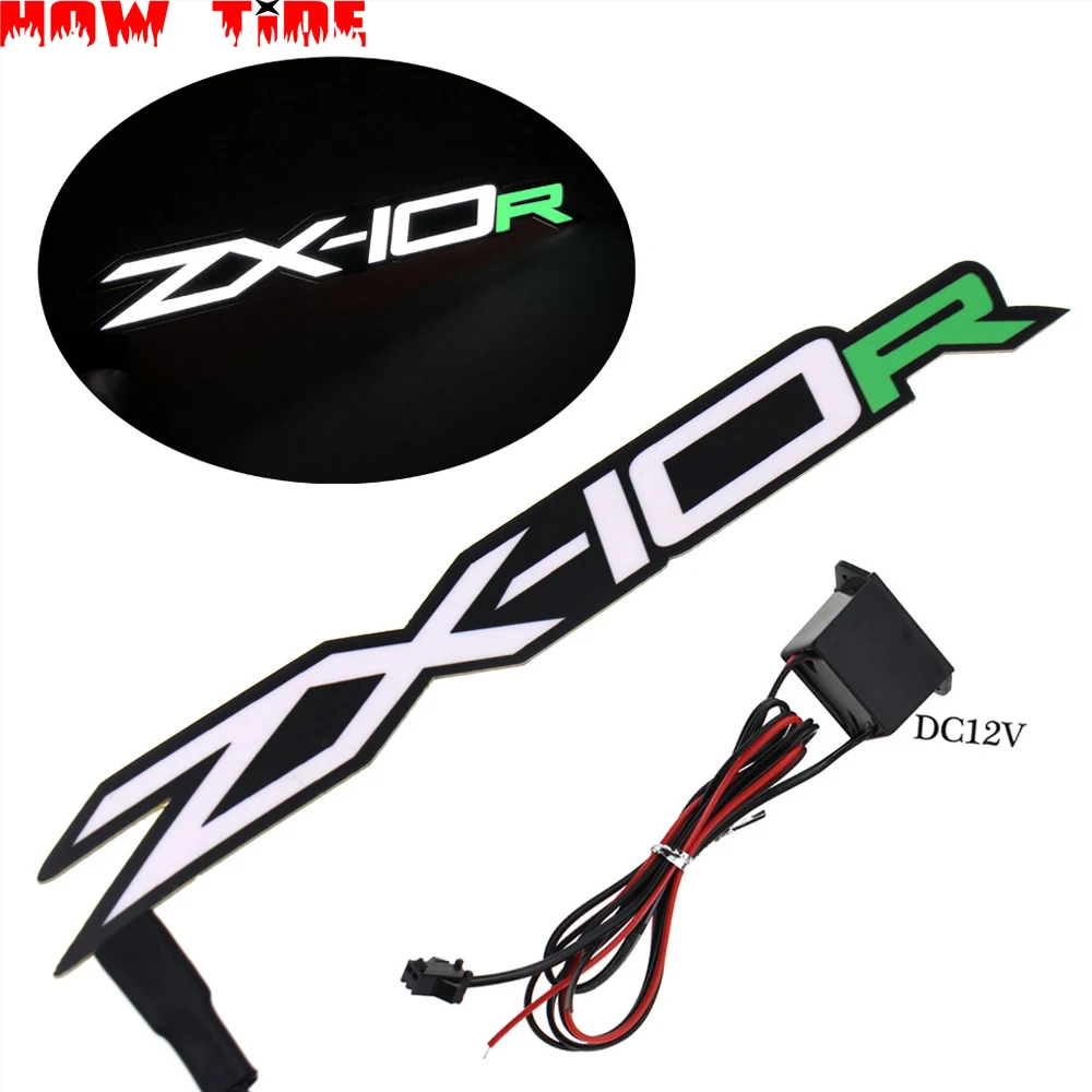 

Motorcycle Night Riding Cold Light Signal Flashing Stripe Luminous Sticker for KAWASAKI ZX-10R ZX-10RR NINJA 2016-2020