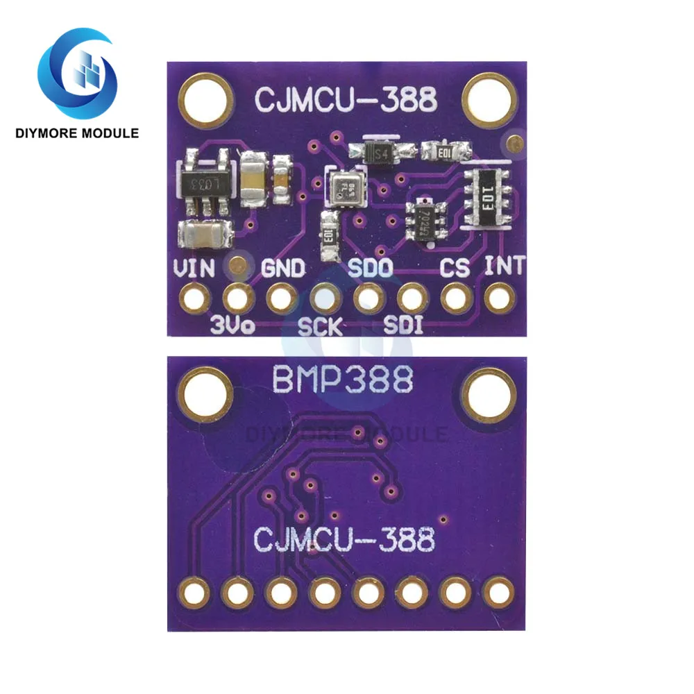 BMP388 атмосферное Давление Сенсор модуль IIC I2C SPI 24Bit низкая Шум 1 71 V-3 6 V Цифровой для