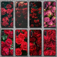 beautiful garden red roses flowersv phone case for xiaomi mi 6 6plus 6x 8 9se 10 pro mix 2 3 2s max2 note 10 lite pocophone f1