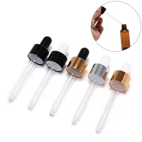 amber glass dropper bottle refillable tea tree oil essential aromatherapy perfume container liquid pipette bottle