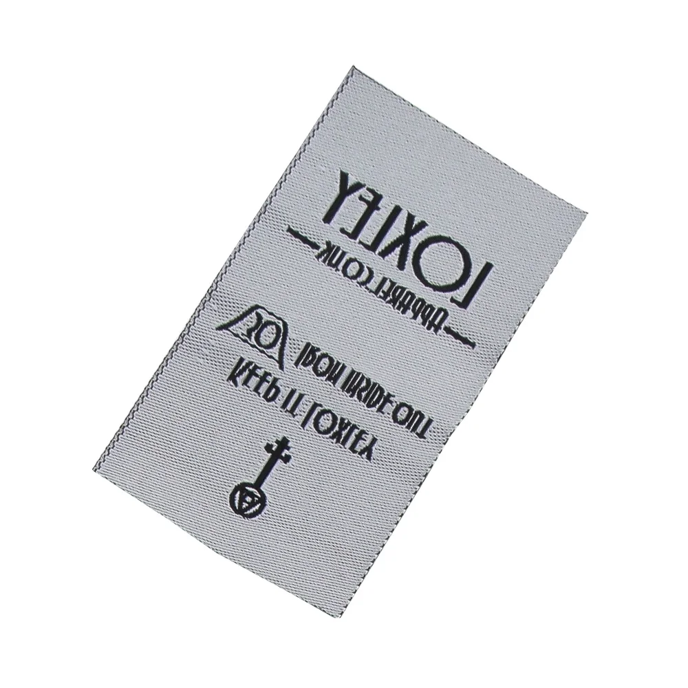 

Индивидуальные бирки петля СГИБ для хлопковой одежды, тканые этикетки на заказ для одежды, Швейные Имена, Главная этикетка, бирка для вышивк...