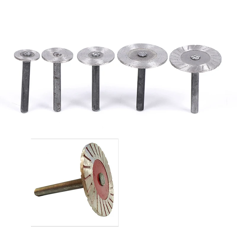 

Лезвия для циркулярной пилы с хвостовиком 6 мм, диск для резки дерева, металла, камня, с оправкой, роторный алмазный турбо диск, гранит, мрамор