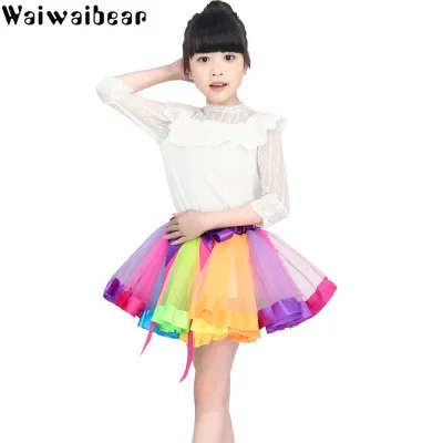 Waiwaibear Summer Tutu Dress For Girls Dresses Kids Clothes Wedding Events Birthday Party Costumes Children Clothing | Детская одежда и