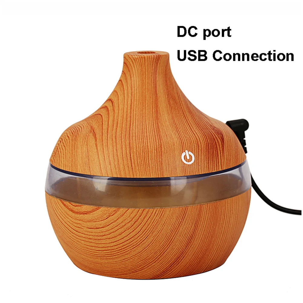 Car Humidifier Wooden USB Aroma Essential Oil Air Purification Ultrasonic Aromatherapy Diffuser UV |