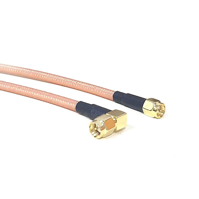 wifi-antenna-extension-cable-sma-male-right-angle-90-degree-to-sma-male-plug-pigtail-rg142-50cm-100cm-low-loss-sma-cable