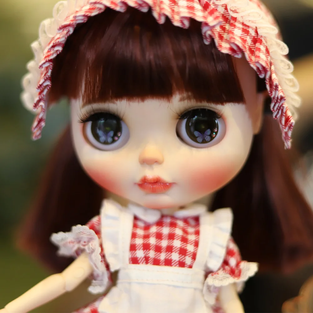 

Кукла neo Blyth NBL 1/6 BJD, кукла с большими глазами, шарнирная кукла, милая девушка с париком, кукла с матовым лицом