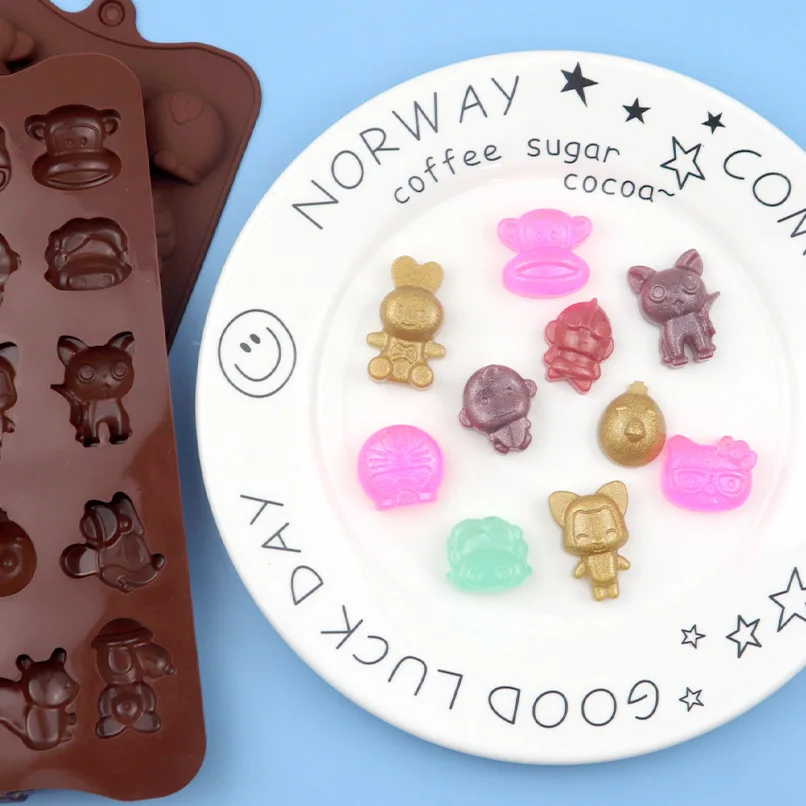 15 животных Деньги искусственная вощина печенья шоколадная форма печенье формы