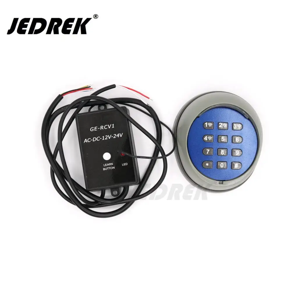 Blue 1CH Keypad 433,92 МГц беспроводной дистанционный кнопочный переключатель с паролем комплект для контроля доступа ворот HCS101 Стандартный Код Открывания Ворот - Цвет: Blue 1CH Keypad