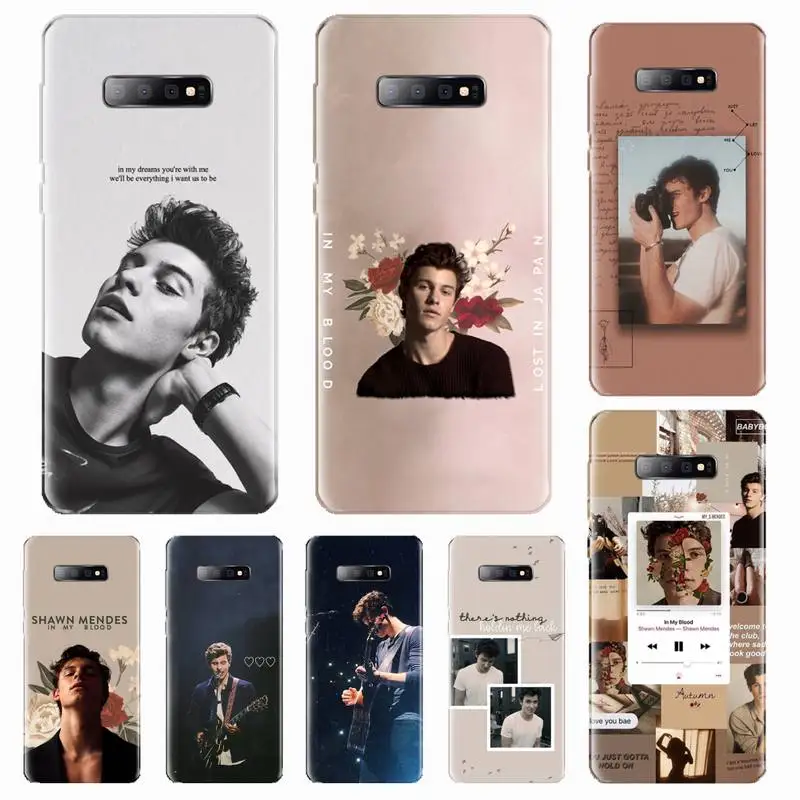 Shawn mendes канадский певец мягкий чехол для телефона Samsung Galaxy S5 S6 S7 S8 S9 S10 S10e S20 edge plus