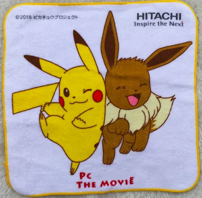 Милое хлопковое мини полотенце PIKACHU с рисунком в виде мячей монстра для детей