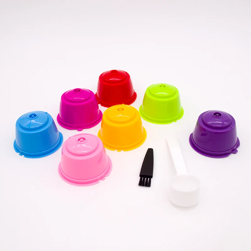 7 шт. Новый многоразовый мешок подходит для combinacapsule Кофе капсула Пластик