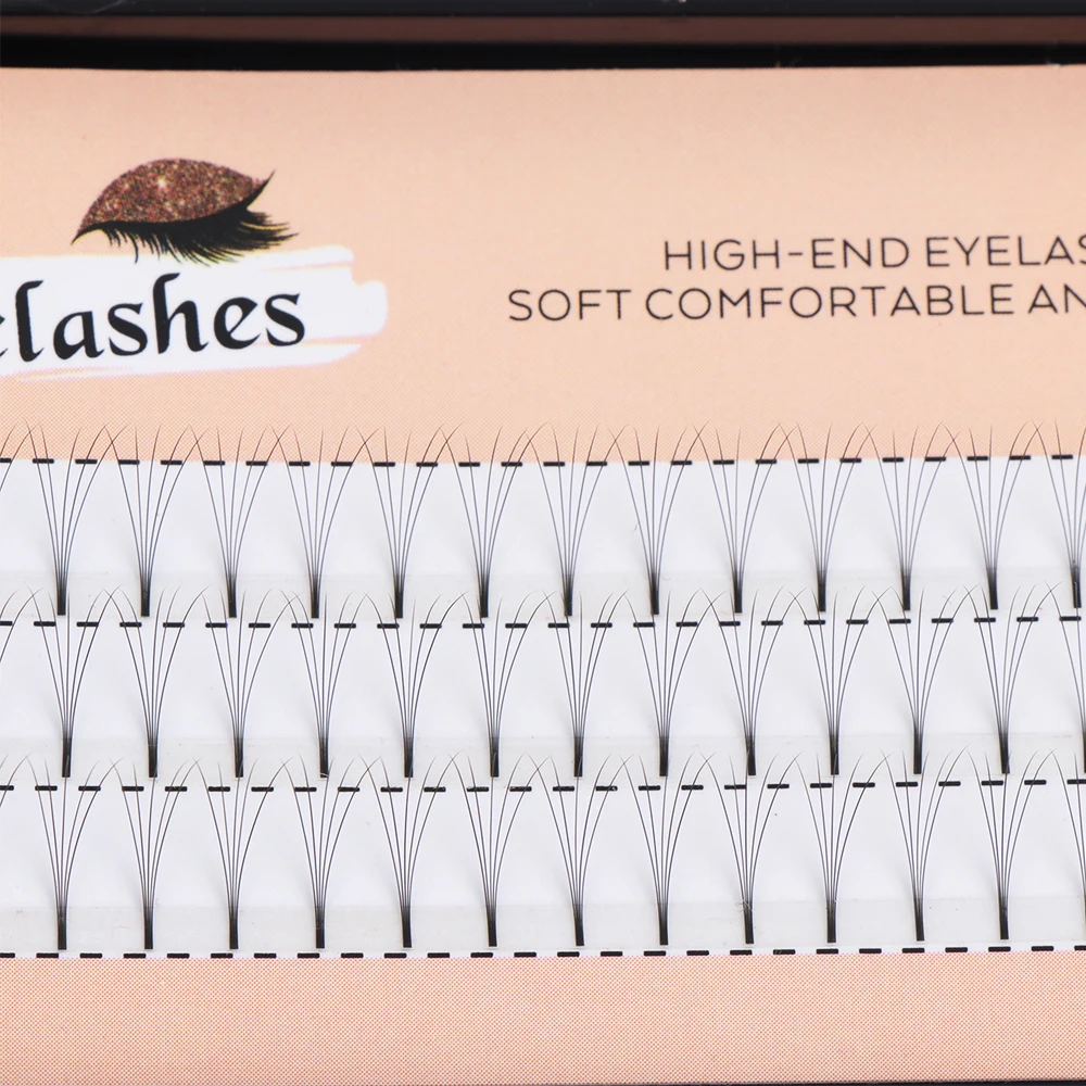 5D русские готовые объемные веера накладные ресницы из искусственной норки