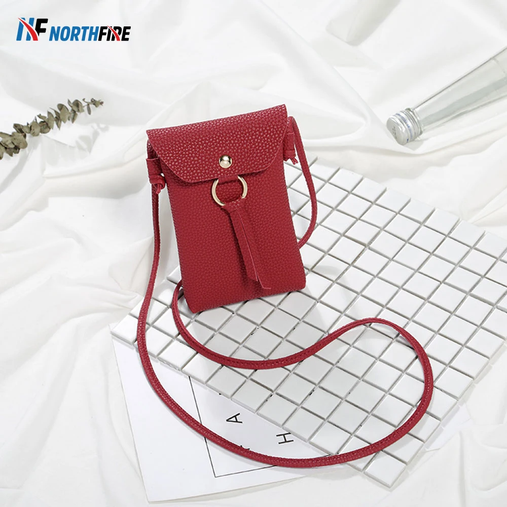 Женская элегантная мини сумка из искусственной кожи для телефона чехол iPhone 6 S 7 8