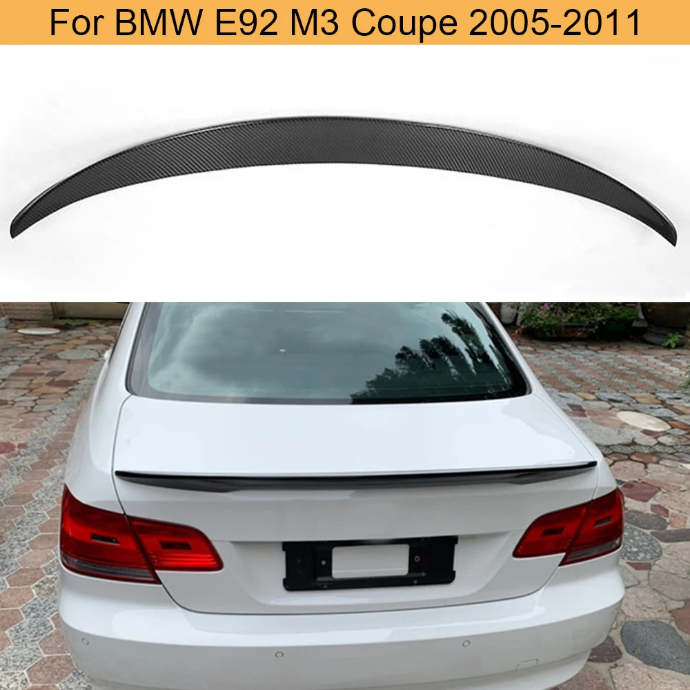 Задний спойлер из углеродного волокна для багажника BMW E92 M3 318i 320i 323i 325i 328i 330i Coupe 2005