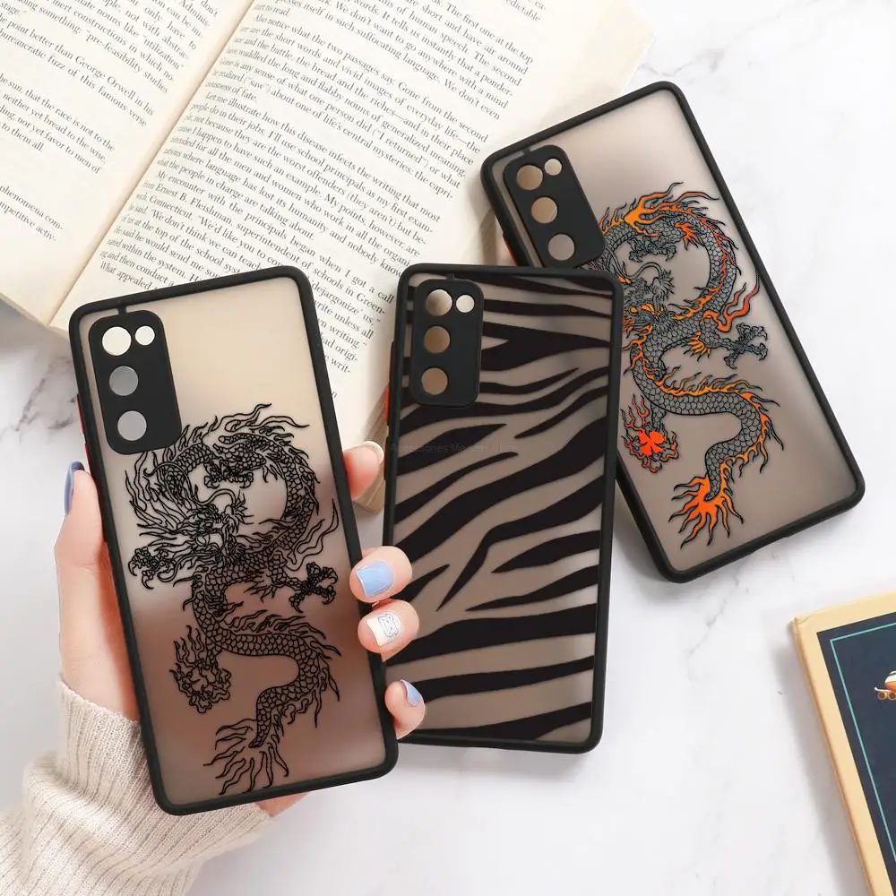 Case For Samsung A52 Case A51 A32 A73 A33 A53 A72 A12 A50 Hard PC Funda Samsung S20 FE S21 Ultra Plus Lens Protection Cover A52S