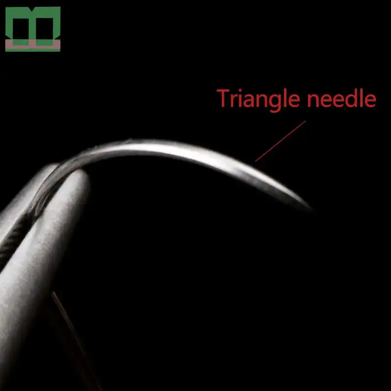 Шовная игла хирургический операционный инструмент для двойного век треугольная