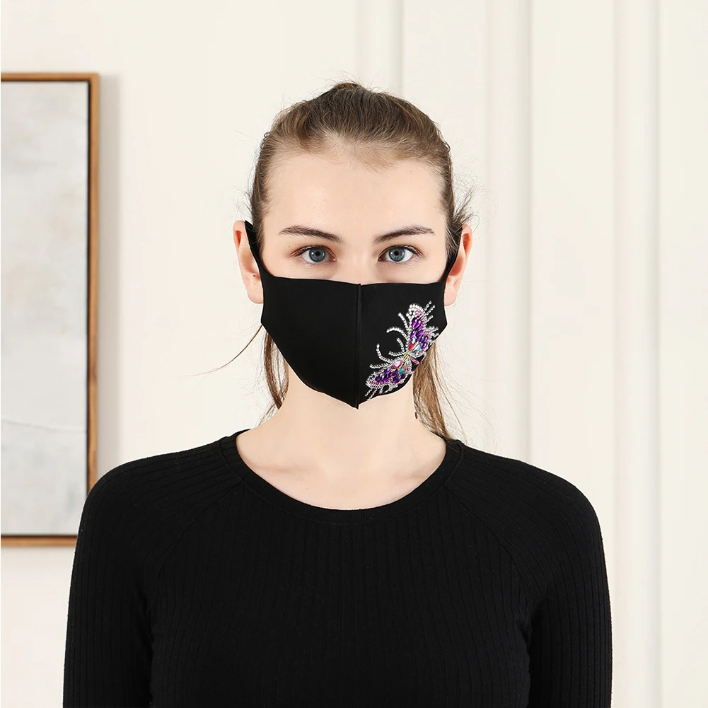 Звездная Бабочка DIY 5D Мозаика из страз украшение Стразы Милая маска маскарад для