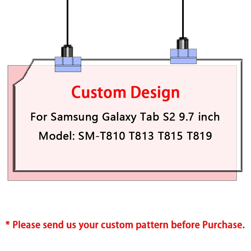 MTT защитный чехол для samsung Galaxy Tab S2, 9,7 дюймов, тонкий чехол из искусственной кожи с откидной крышкой и подставкой, чехол для планшета T810 T813 T815 T819 - Цвет: Custom Design
