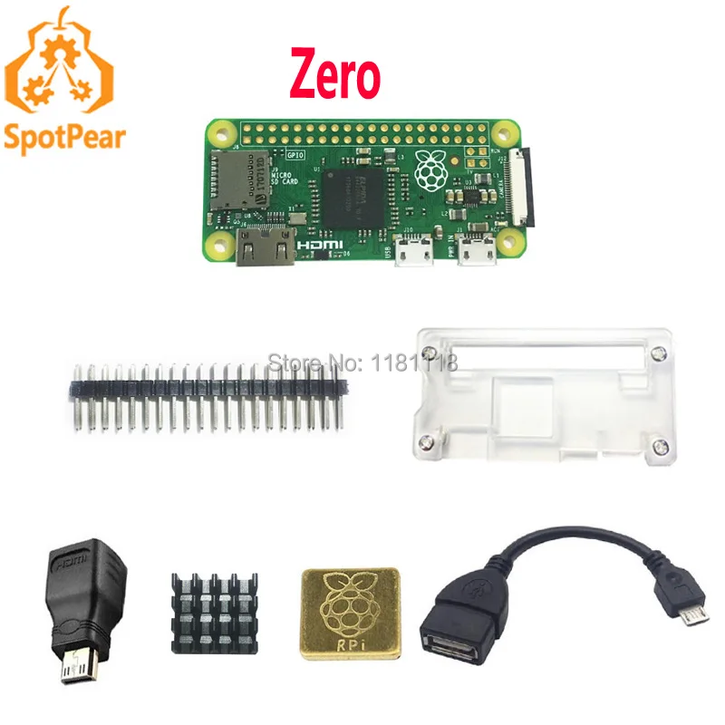 Raspberry Pi Zero W WH Pi0 zero чехол теплоотвод OTG HDMI.|Демонстрационные стенды| |