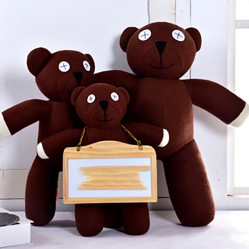 

Mr. Bean's little bear cute plush toy doll puppet teddy bear doll holding sleeping super soft doll