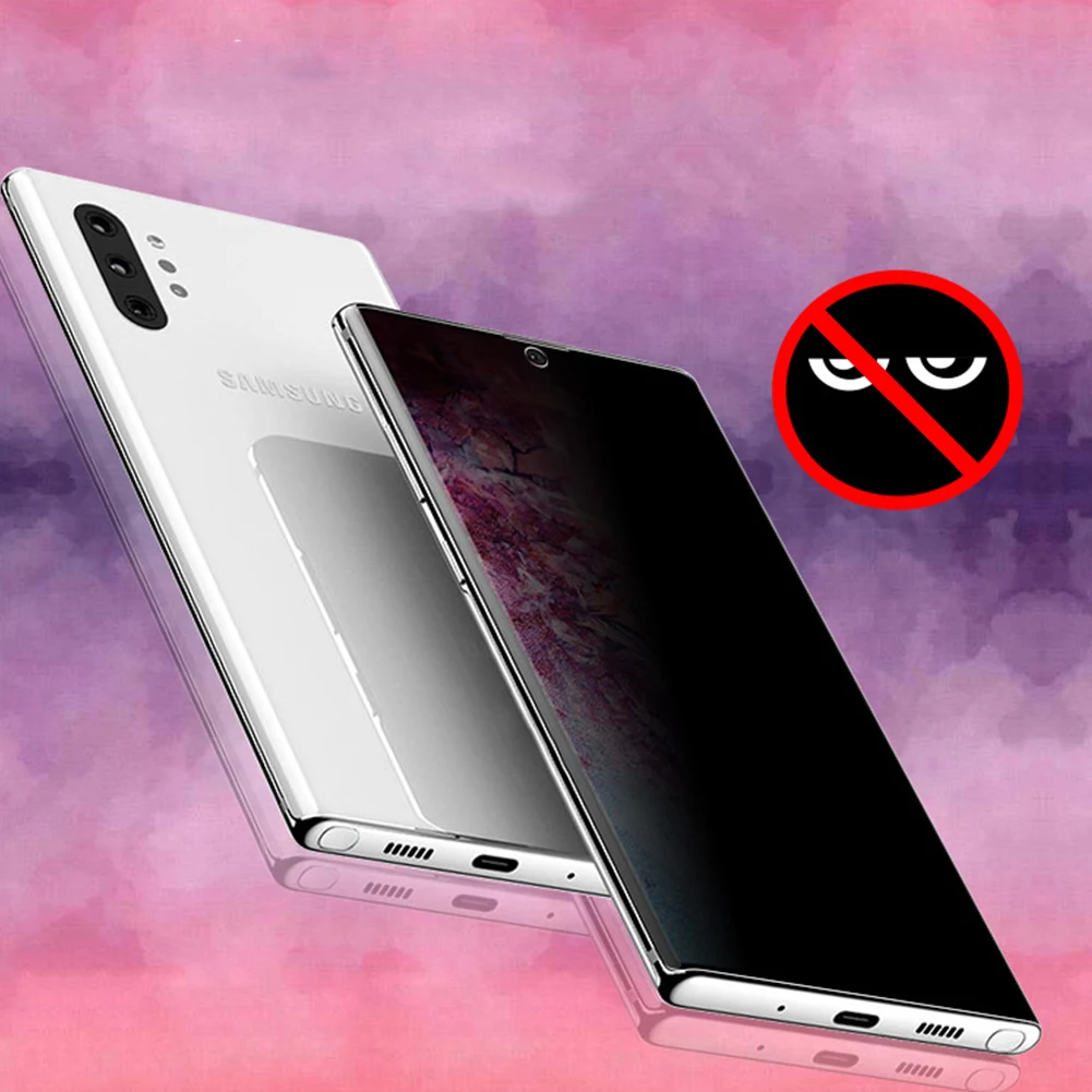 Защитное стекло для сохранения личной информации для samsung Galaxy Note 10 Plus полное покрытие гидрогель анти-ползучий Защитная пленка для Note 10+ 5G