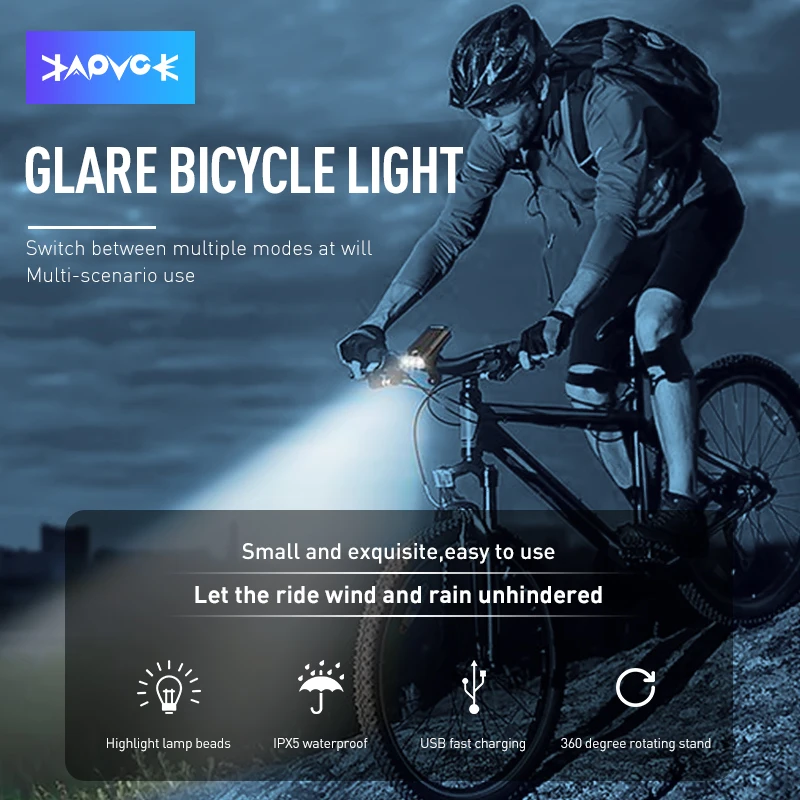 

Tail Light LED BikeWarning Light Cycling Light Safety Light Waterproof Rear Mountain Portable Bicycle Light USB Rechargeable