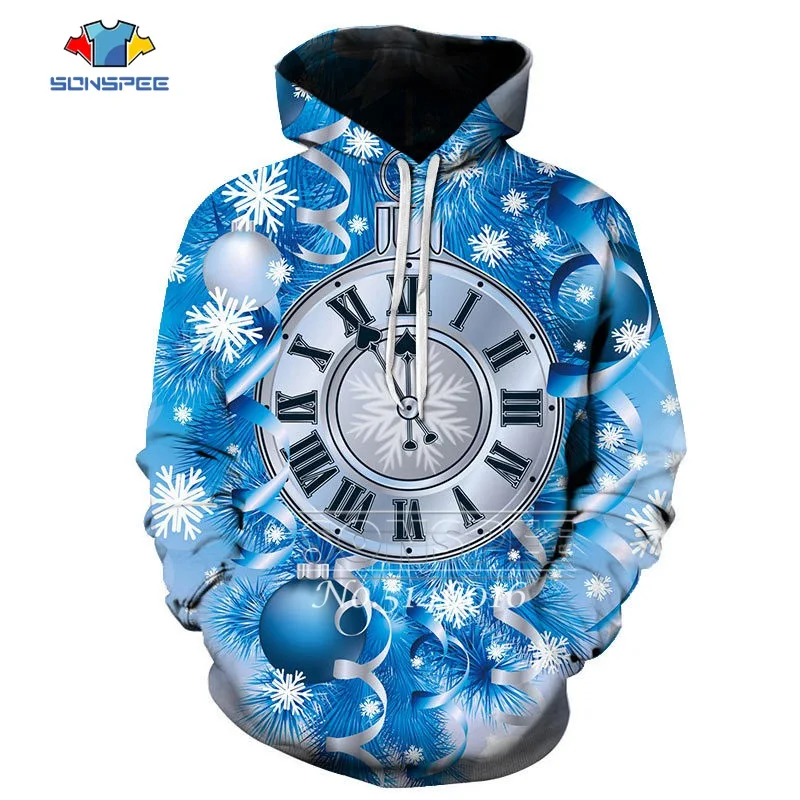 Рождественская футболка в стиле Харадзюку С 3D принтом летние детские